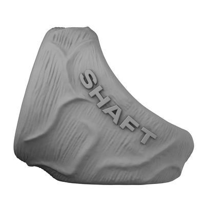 Shaft Liquid Silicone Cock Ring and Ball Stretcher - Model P Short in Gray