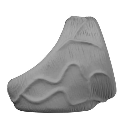 Shaft Liquid Silicone Cock Ring and Ball Stretcher - Model P Short in Gray