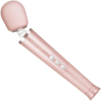 Le Wand Petite Rechargeable Massager in Rose Gold