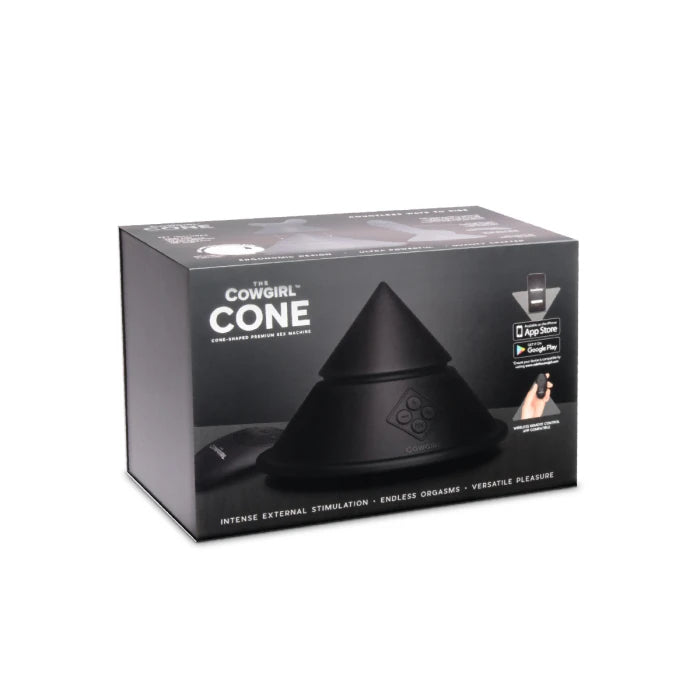 The Cowgirl Cone Premium Silicone Sex Machine with App & Remote