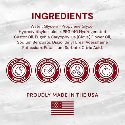 Swiss Navy Water-Based Anal Jelly with Clove Oil 2oz