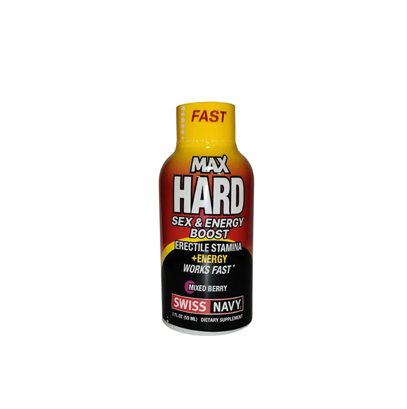 Max Hard Sex & Energy Boost Shot in Mixed Berry - 2oz