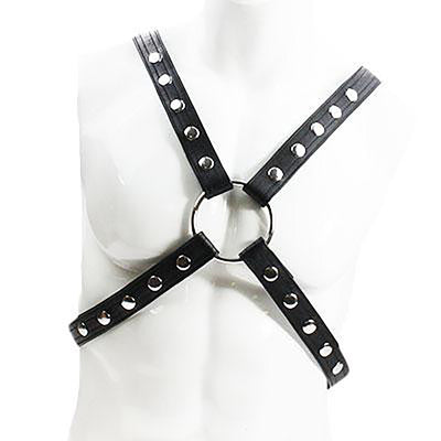 Spank Provocateur Black Leather Chest Harness
