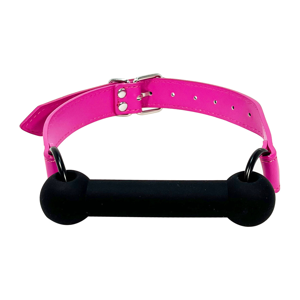 Silicone Bite Gag by Fetish Pleasure Play in Pink