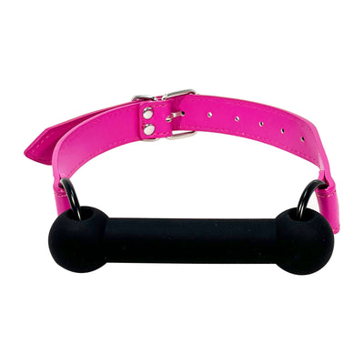 Silicone Bite Gag by Fetish Pleasure Play in Pink