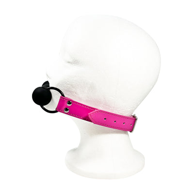 Silicone Bite Gag by Fetish Pleasure Play in Pink