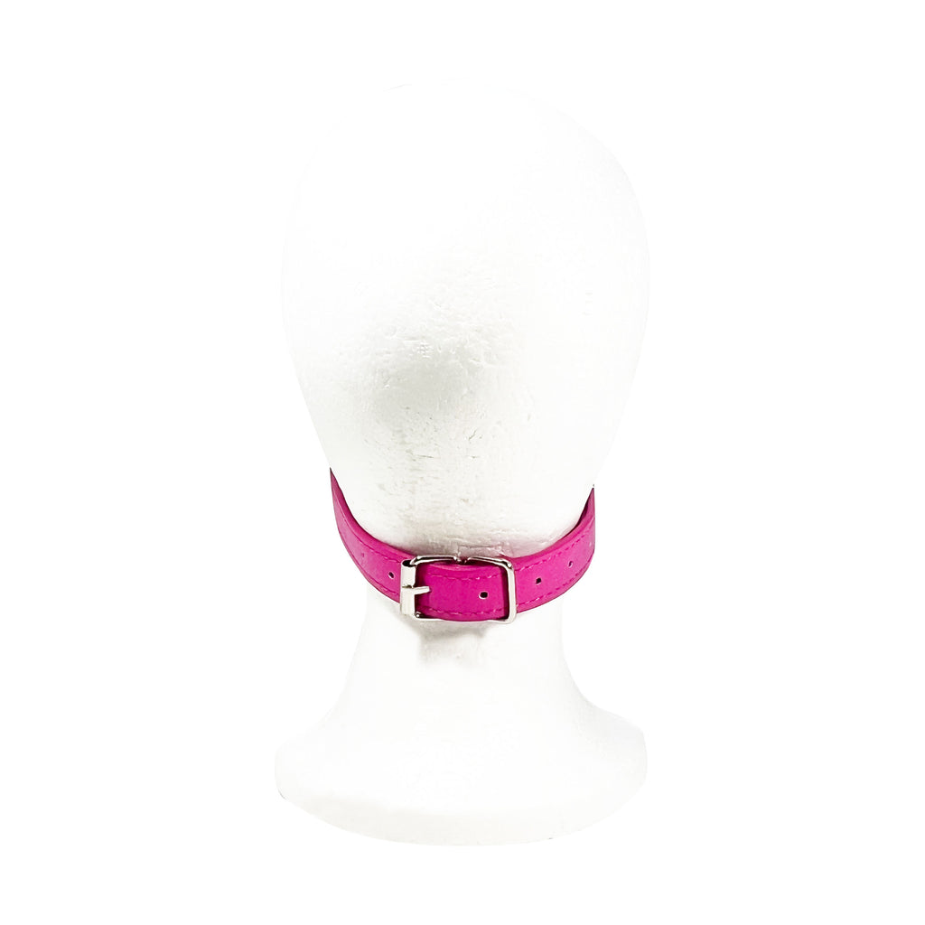 Rubber Ball Gag with Chin Strap by Fetish Pleasure Play in Pink