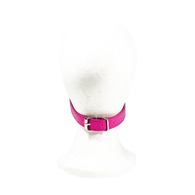 Rubber Ball Gag with Chin Strap by Fetish Pleasure Play in Pink