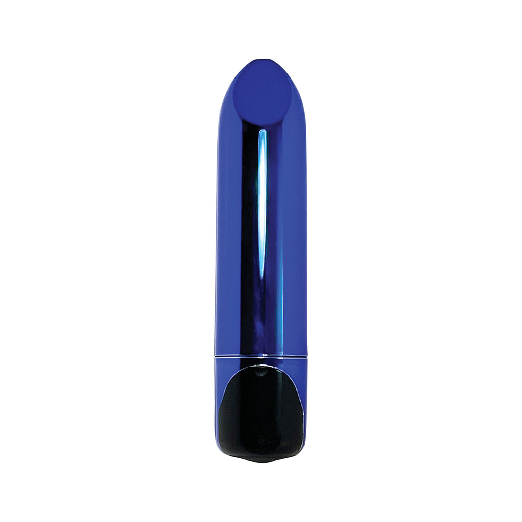 Glitter Gems Lipstick Bullet Vibrator in Blue