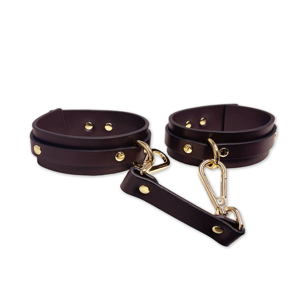 Rich Brown Bondage Kit with Overnight Bag by Fetish Pleasure Play