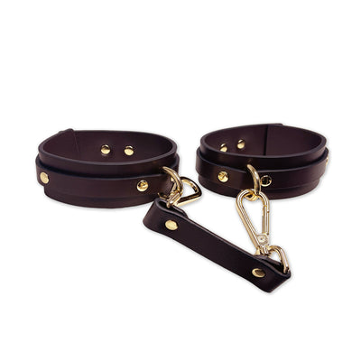 Rich Brown Bondage Kit with Overnight Bag by Fetish Pleasure Play