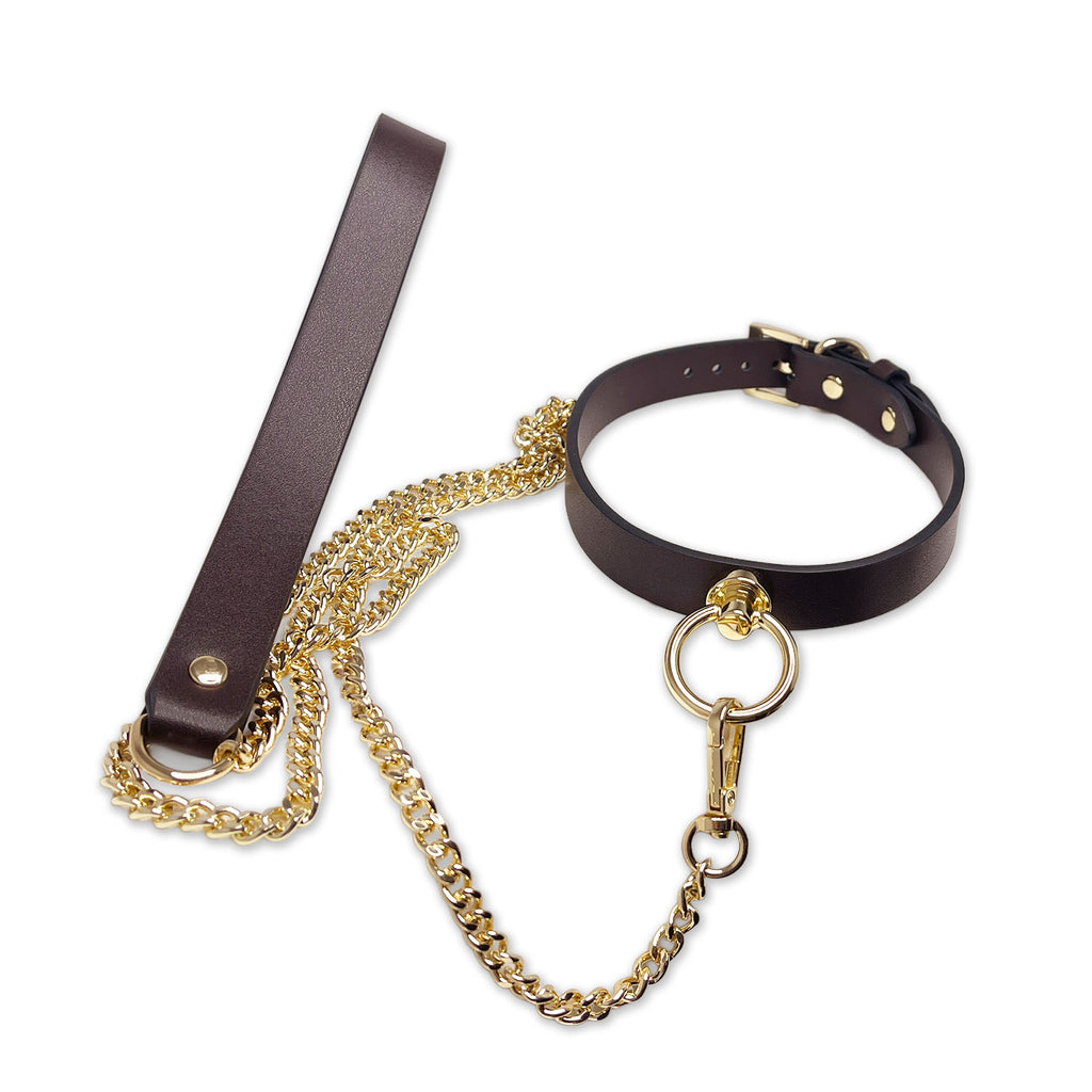 Rich Brown Bondage Kit with Overnight Bag by Fetish Pleasure Play