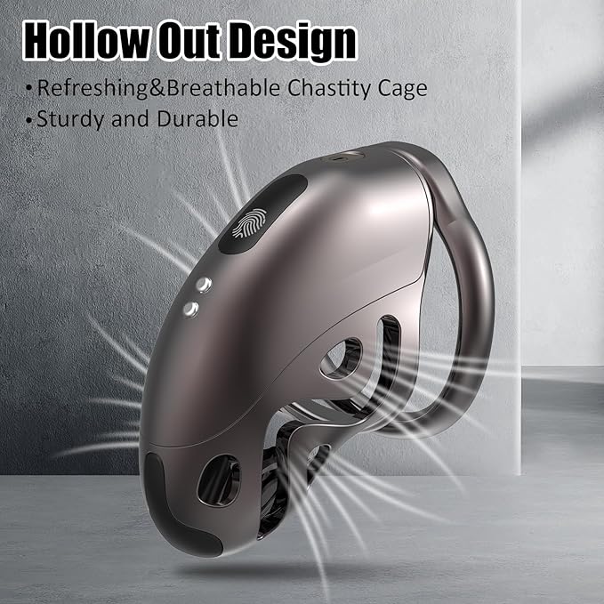 E-Stim Shock Cock Cage - Electro-Shock Chastity Cage with Remote by Fetish Pleasure Play