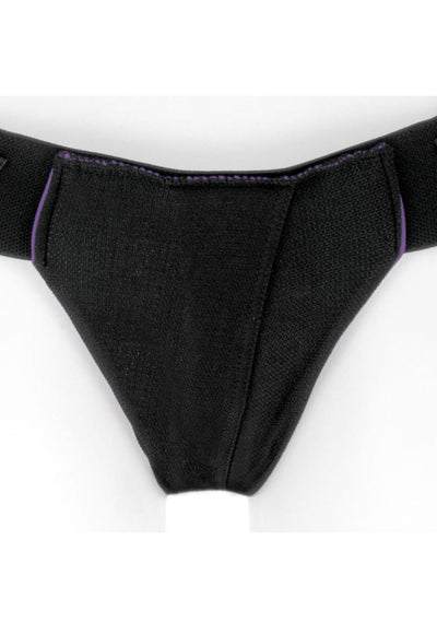 Spare Parts Size A Joque Underwear Strap-On and Packer Harness in Purple