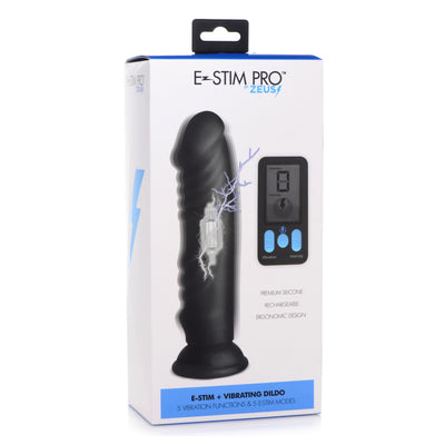 Zeus E-Stim Pro Vibrating Dildo