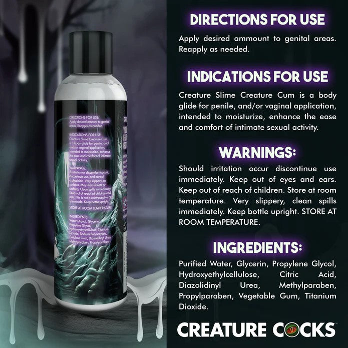 Creature Slime 8oz Creature Cum Water-Based Lubricant