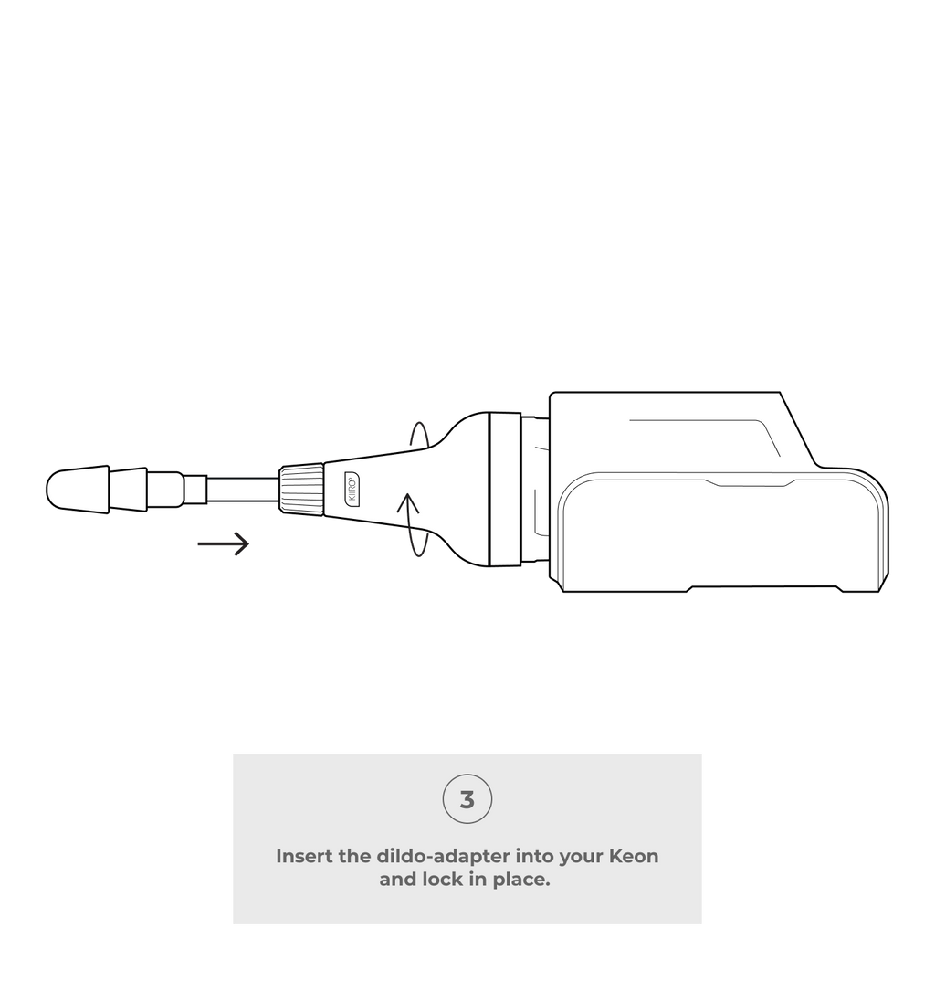 Kiiroo Keon Dildo Adapter Accessory