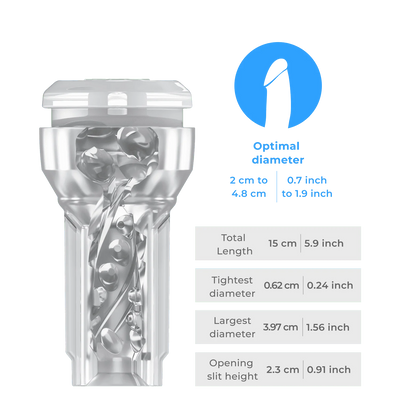 Kiiroo PowerBlow & Feel Pocket Stroker Crystal Combo Set