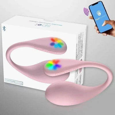 Kiiroo Spot Wearable Interactive Couples Vibe in Kiss Me Pink