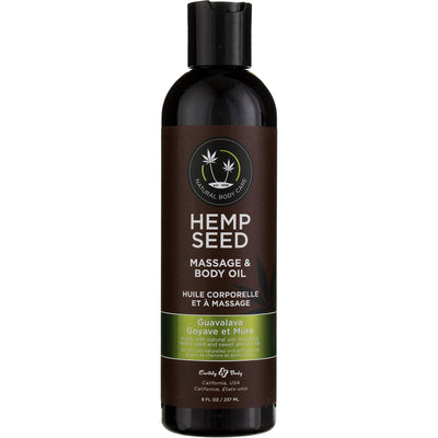 Hemp Seed Guavalava Massage Oil - 8 oz