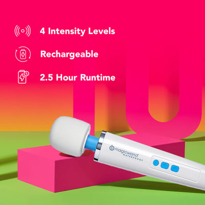 Magic Wand Waterproof Rechargeable Cordless Vibrator