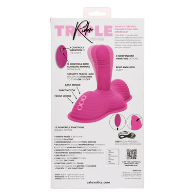 Triple Rider Remote Control Ecstasy Rumbler Grinder