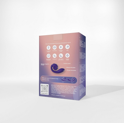 THE SNAIL VIBE DUAL ACTION VIBRATOR BY GIZI - PURPLE
