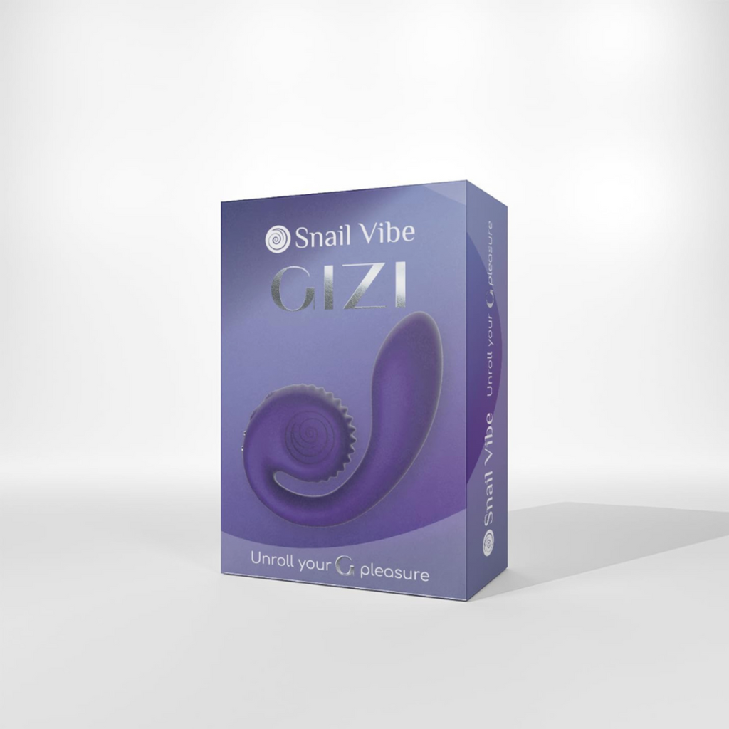 THE SNAIL VIBE DUAL ACTION VIBRATOR BY GIZI - PURPLE