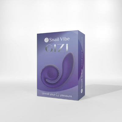 THE SNAIL VIBE DUAL ACTION VIBRATOR BY GIZI - PURPLE