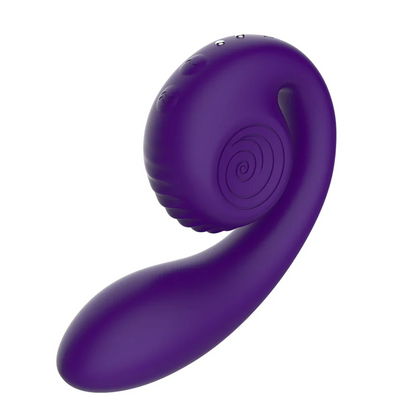 THE SNAIL VIBE DUAL ACTION VIBRATOR BY GIZI - PURPLE