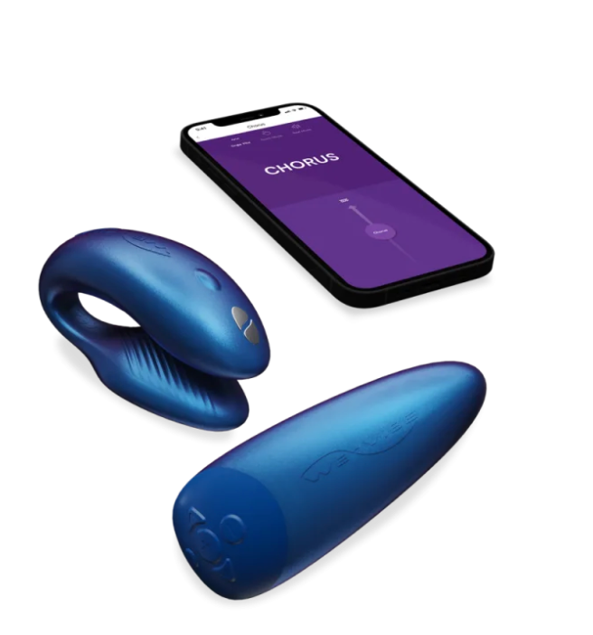 Chorus by We-Vibe Couples Vibrator in Cosmic Blue