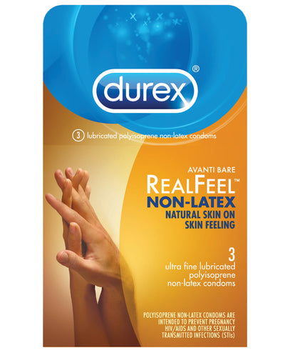 Durex Real Feel Avanti Bare Polyisoprene Non-Latex Condoms - 3 pk