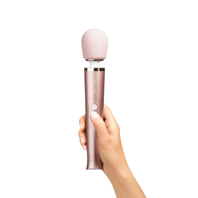 Le Wand Petite Rechargeable Massager in Rose Gold