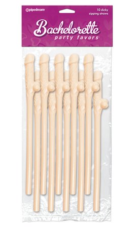 Dicky Sipping Straws - 10pk