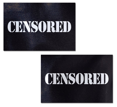 Censor Bar Pasties - Black