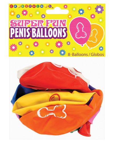 Super Fun Penis Balloons - 8pk