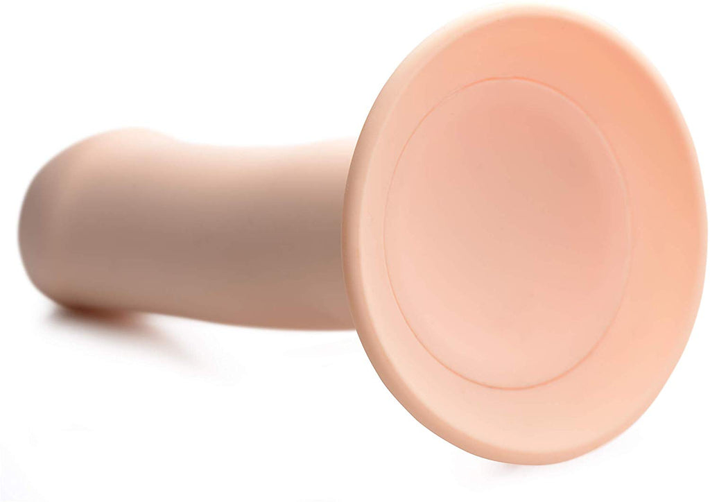 Squeezable Phallic Dildo - Flesh