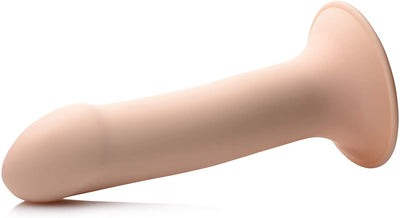 Squeezable Phallic Dildo - Flesh