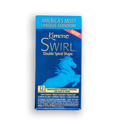 Kimono Swirl Condoms, 12 Pack
