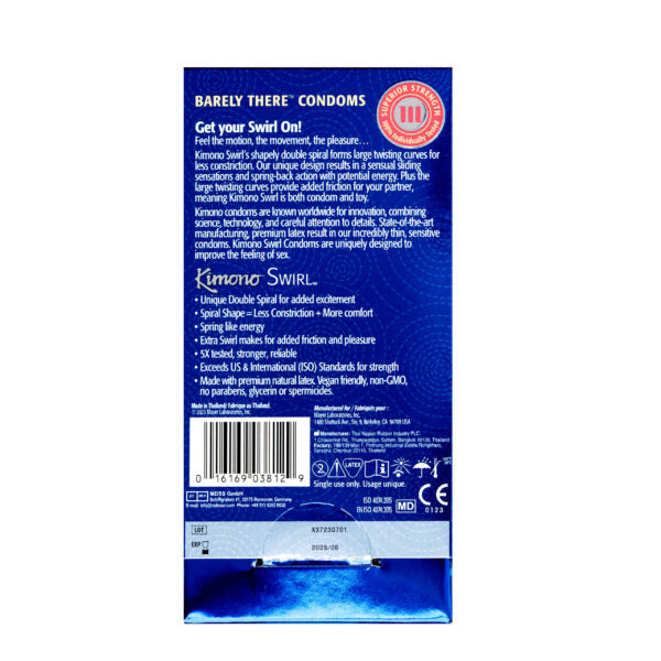 Kimono Swirl Condoms, 12 Pack