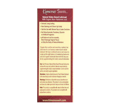 Kimono Swirl Natural Lubricant, 3.4oz