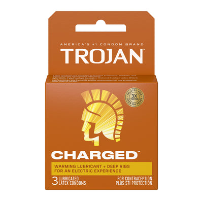 Trojan Charged Condoms 3 Pack