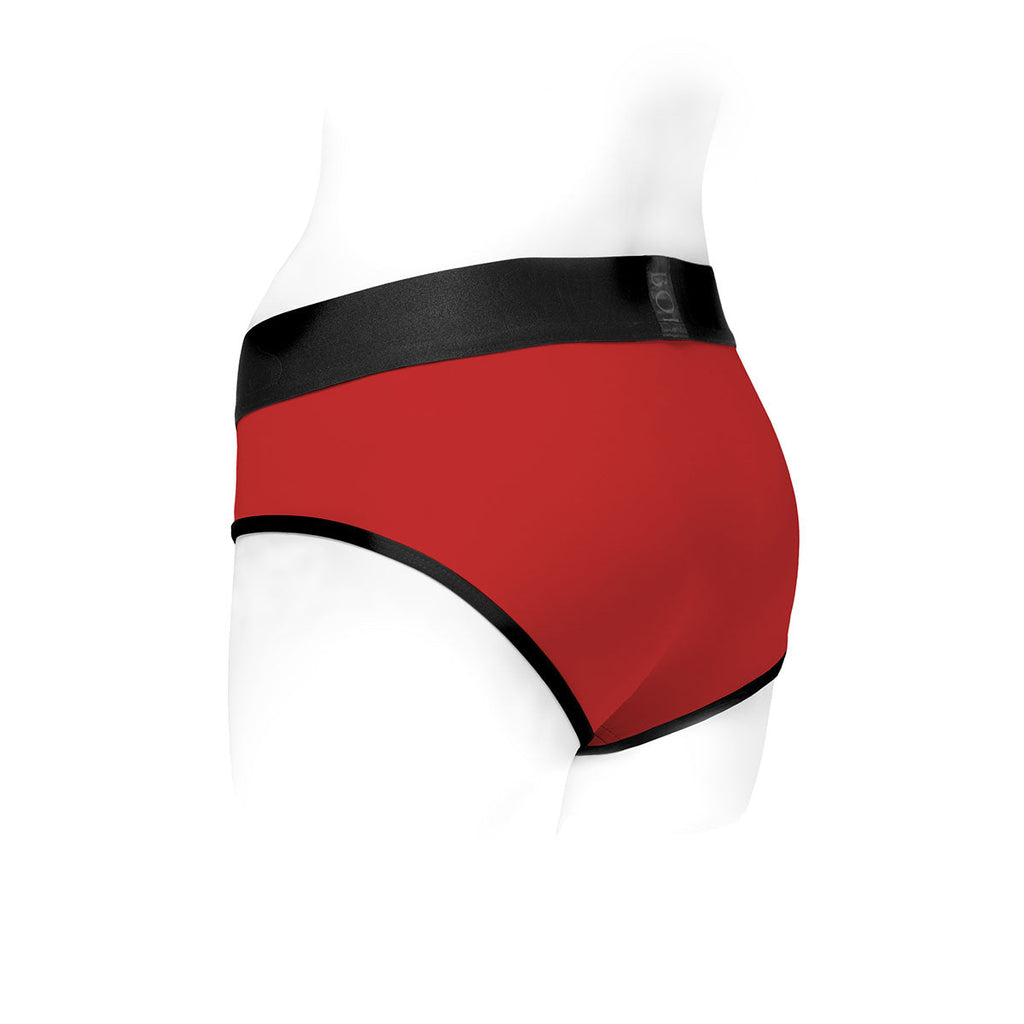 SpareParts Tomboi Harness Red/Black - XL