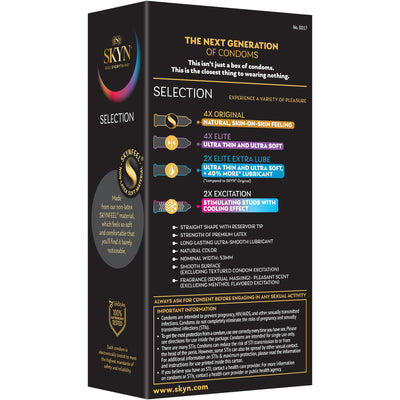 Lifestyles SKYN Latex-Free Lubricated Condoms Selection Pack