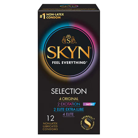 Lifestyles SKYN Latex-Free Lubricated Condoms Selection Pack