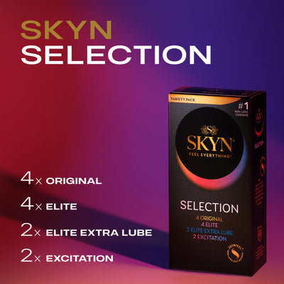Lifestyles SKYN Latex-Free Lubricated Condoms Selection Pack