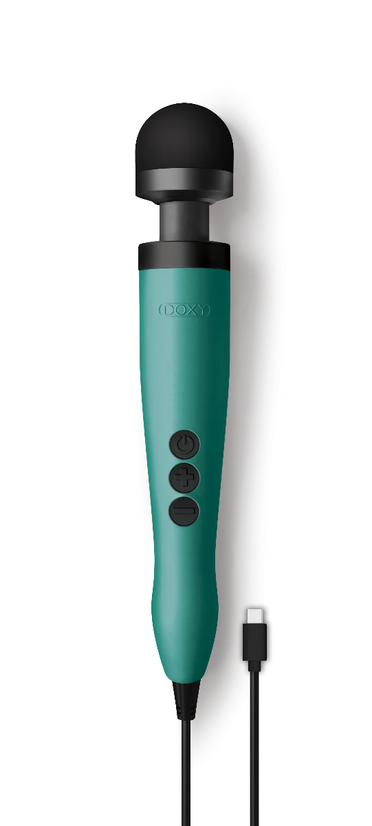 Doxy 3 USB-C Wand Massager, Turquoise