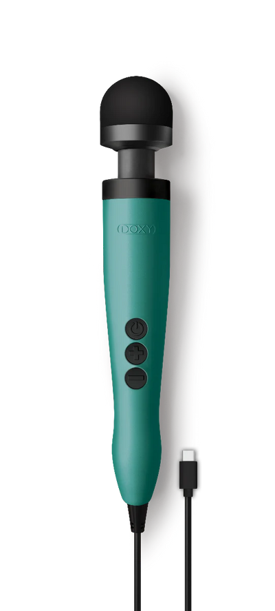 Doxy 3 USB-C Wand Massager, Turquoise