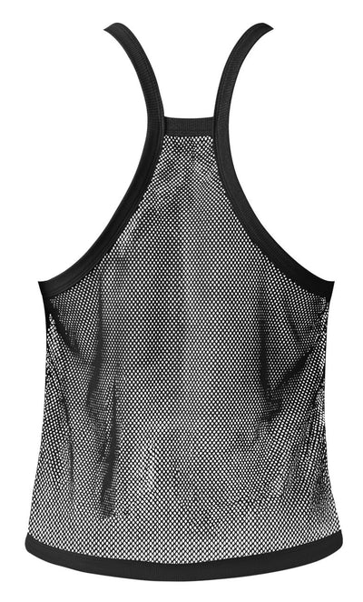 Fishnet 2 Tank Top, Black