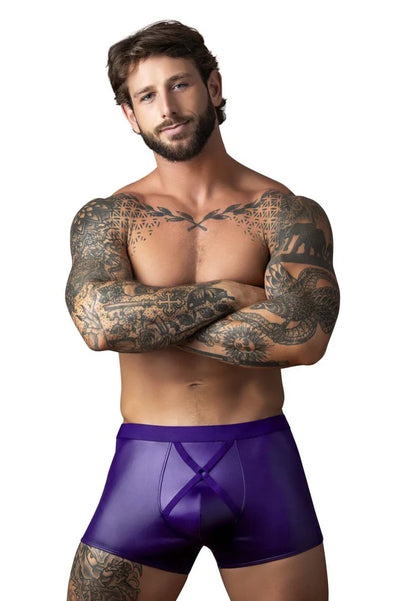 Eggplant Crossover Short, Purple
